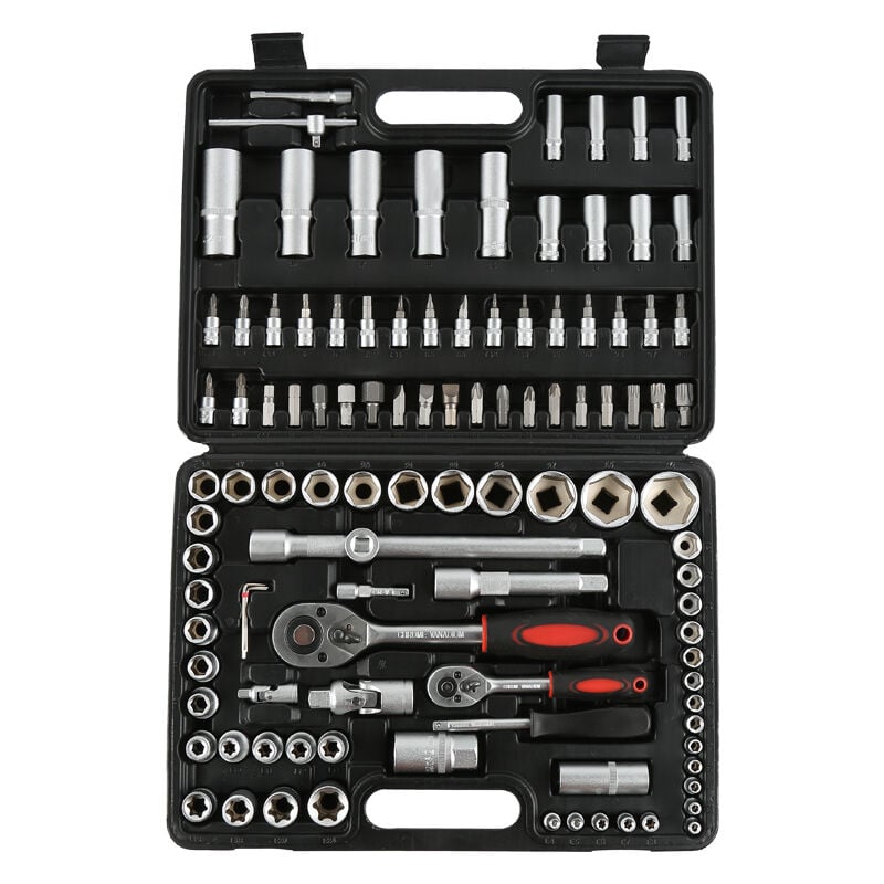 foto del prodotto haloyo 108 pz di riparazione degli attrezzi socket set ratchet chiavi dinamometriche auto a mano manica auto combinazione di strumento