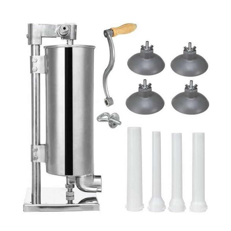 foto del prodotto haloyo 4.8l macchina per la produzione di salsicce manuale, in acciaio inossidabile