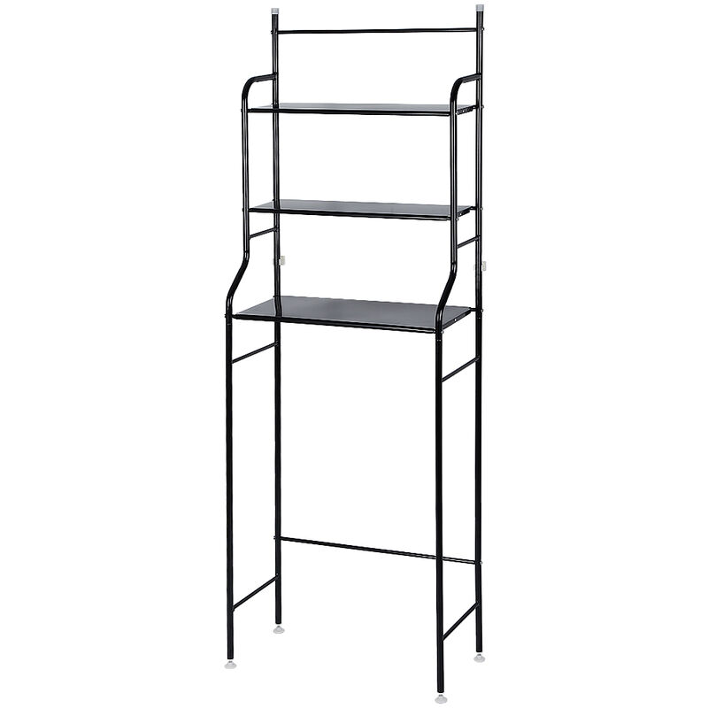 foto del prodotto haloyo scaffale per bagno con 3 ripiani gabinetto 1574826cm