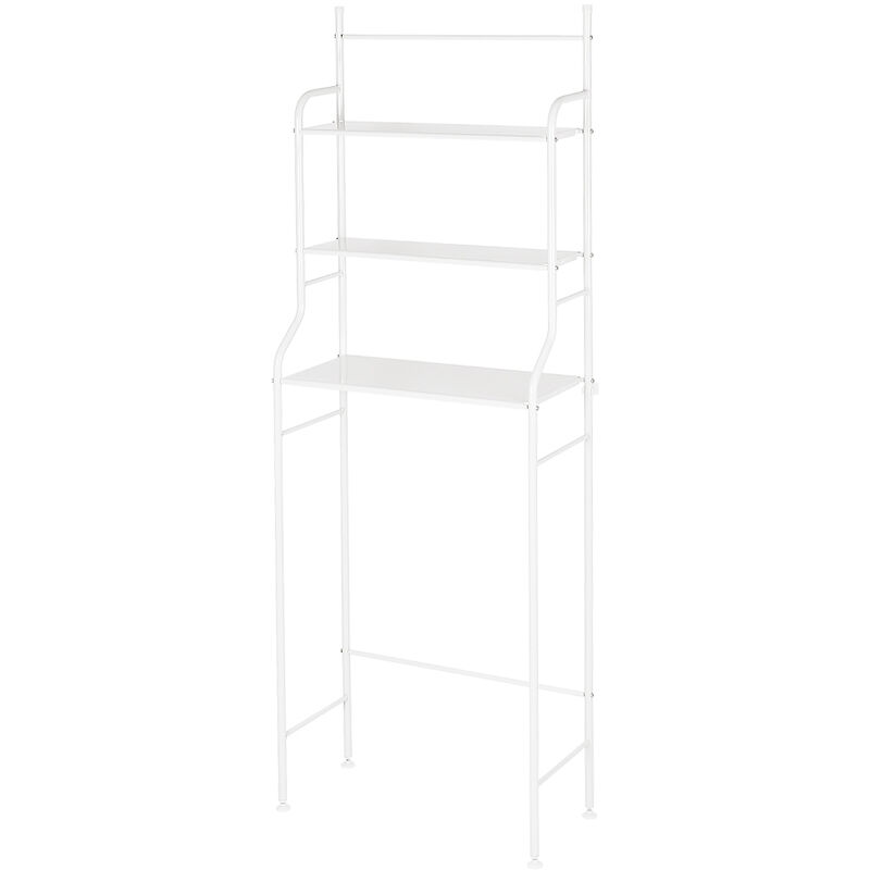 foto del prodotto haloyo scaffale per bagno con 3 ripiani gabinetto 1574826cm bianco