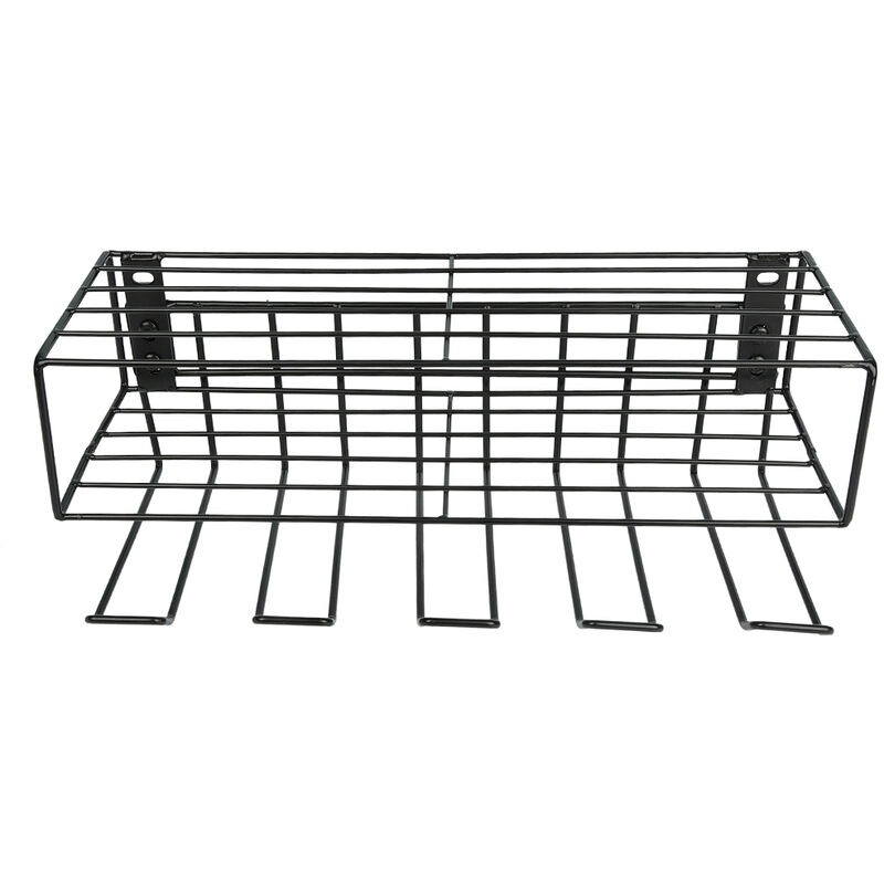 foto del prodotto haloyo scaffale per trapano elettrico, supporto a parete per trapano e mensola sospesa, pannello forato portautensili per garage, officina e
