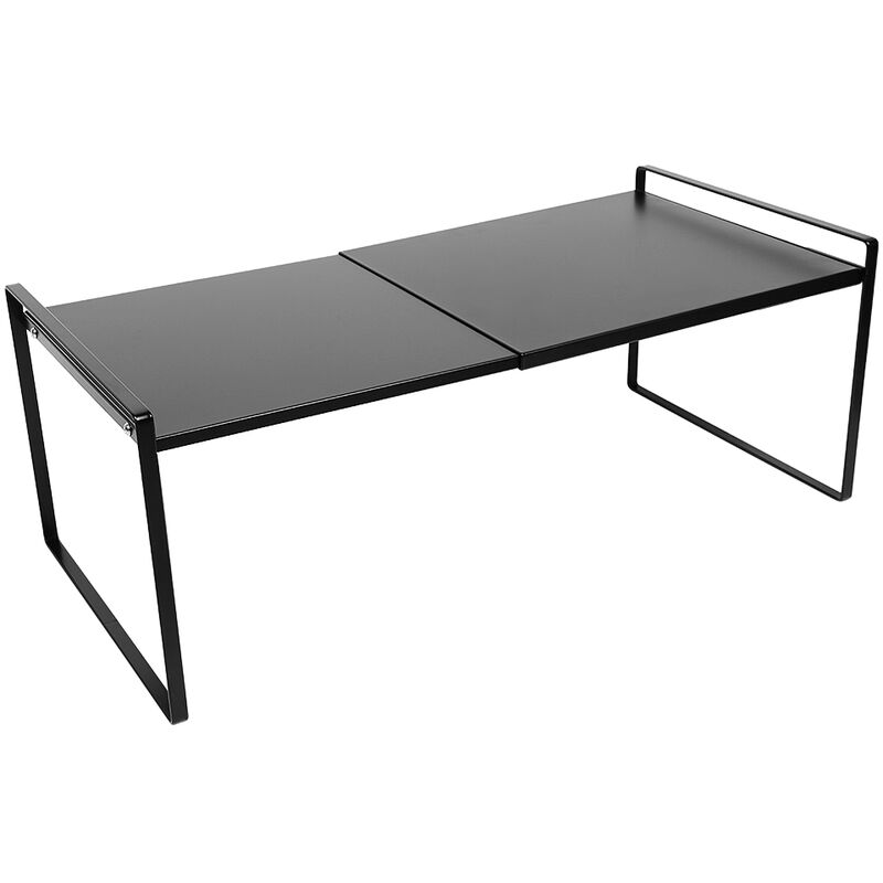 foto del prodotto haloyo scaffale portaoggetti espandibile sotto lavello organizer per cucina bagno camera da letto soggiorno lunghezza regolabile 36 60 21 18 cm