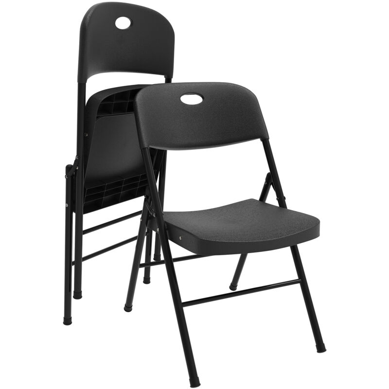 foto del prodotto haloyo set di 2 sedie pieghevoli, sedia da pranzo, sedia pieghevole per interni, sedia da cucina, per cucina, sala da pranzo, ufficio, 56x49x80cm,