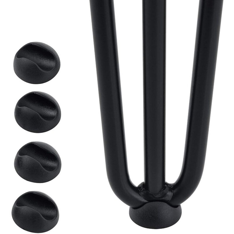 foto del prodotto haloyo set di 4 gambe tavolo a forcina,gambe per tavolo da hotel, bar, supporto per gamba da tavolino, 30cm,3 rami