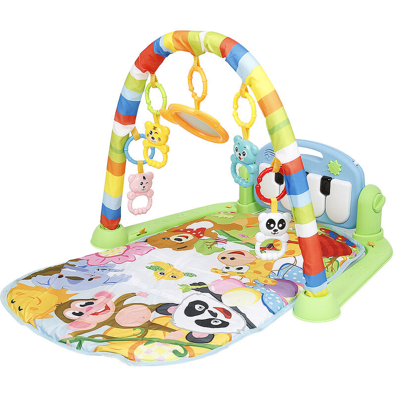 foto del prodotto haloyo tappetino musicale per l apprendimento precoce e attivit al pianoforte per bambini, parco giochi