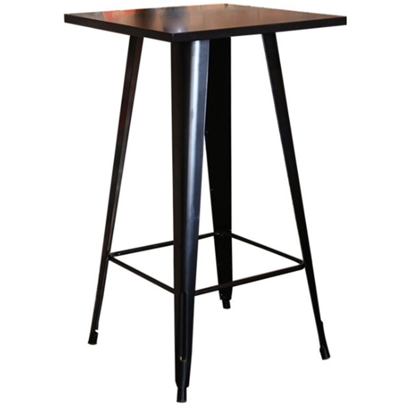 foto del prodotto haloyo tavolo cucina stile bar design moderno 60x60x110cm quadrato