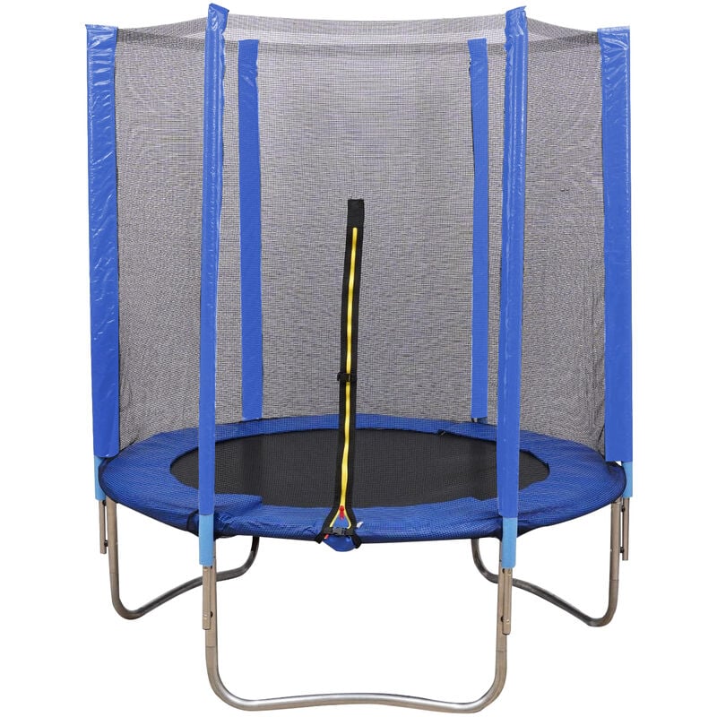 foto del prodotto haloyo trampolino tappeto elastico esterno da giardino diametro trampolino tappeto elastico esterno da giardino jumping diametro 1.524m blu