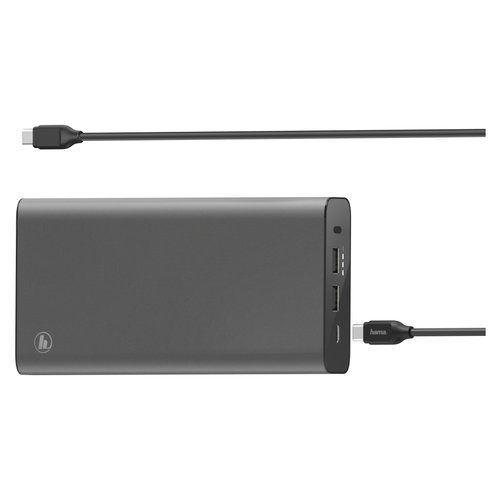 foto del prodotto hama 00200012 batteria portatile ioni di litio 26800 mah antracite