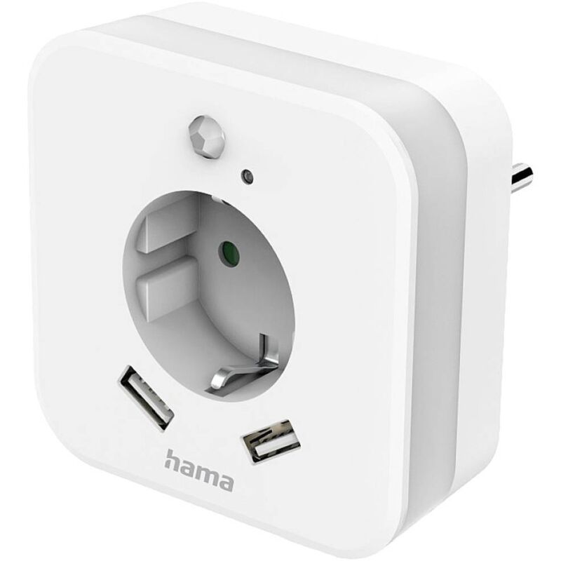 foto del prodotto hama 00223498 luce notturna led con sensore di movimento led monocolore bianco luce del giorno bianco