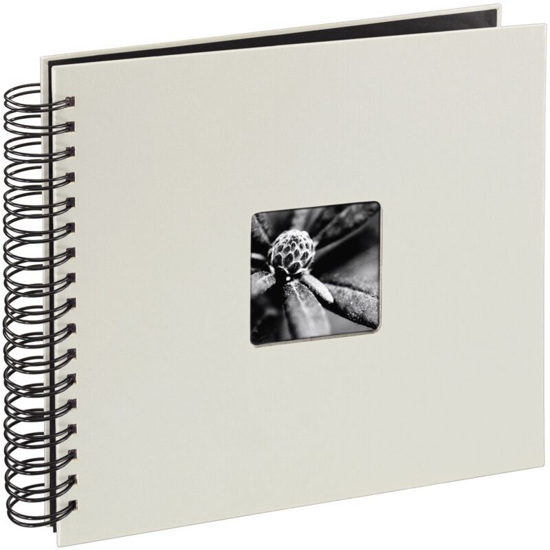 foto del prodotto hama 2108 album spiralato fine art, 28 x 24 cm, 50 pagine, 100 foto, bianco