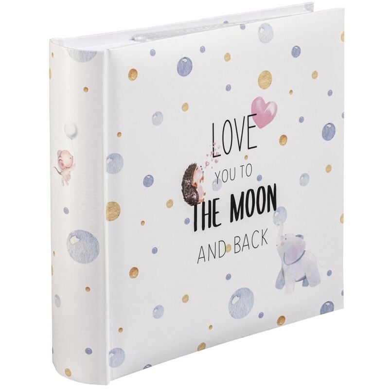 foto del prodotto hama 3863 album memo to the moon, 100 pagine, max 200 foto da 10 x 15 cm
