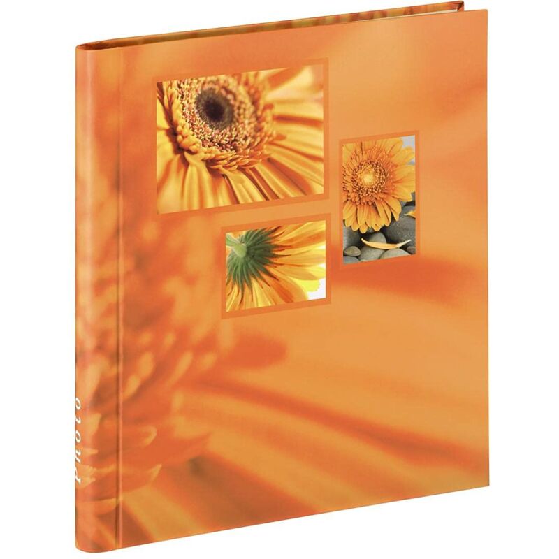 foto del prodotto hama album porta foto autoadesivo singo , 20 pagine 28x31 cm, colore arancio
