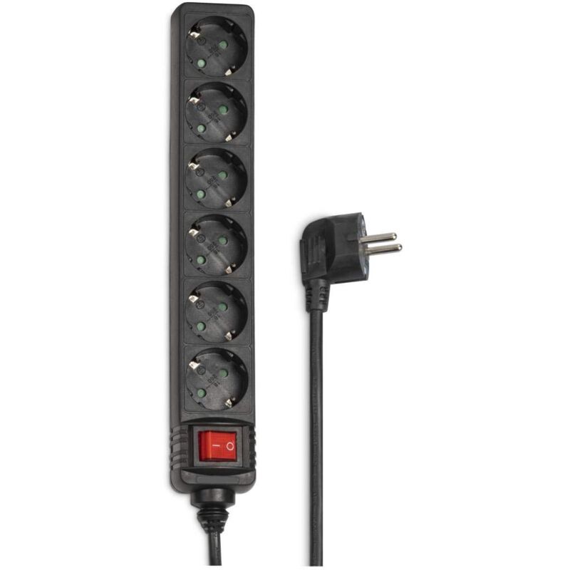 foto del prodotto hama distribution panel nero unit di distribuzione dell energia pdu 