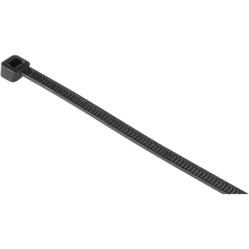 foto del prodotto hama fascetta plastica nero flessibile l x l 20 cm x 0.48 cm 50 pz. 00221000