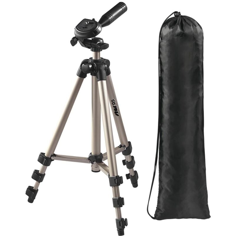 foto del prodotto hama treppiede star 5 con borsa 36,5 106,5 cm ,champagne