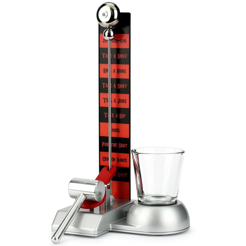 foto del prodotto hammer shot gioco alcolico torre gong martello bicchiere liquore per adulti trade shop traesio
