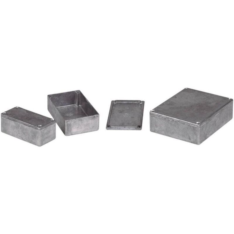 foto del prodotto hammond electronics 11130psla contenitore universale 125 x 125 x 79 alluminio alluminio 1 pz.