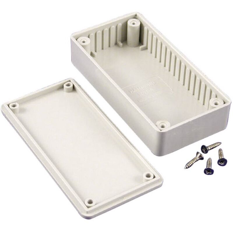 foto del prodotto hammond electronics 1591ssgy contenitore universale 110 x 82 x 44 abs grigio ral 7035 1 pz.