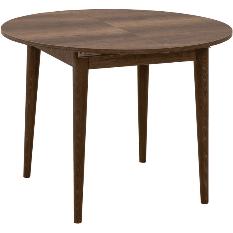 foto del prodotto hanah home tavolo allungabile da 100 a 131 cm con gambe in legno massello vina