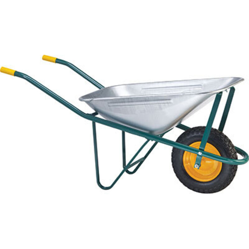 foto del prodotto hand carriola euro vasca zincata 8 10 lt 70 ruota mm 370x80