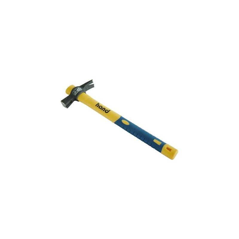 foto del prodotto hand martello carpentiere m.fibra acciaio forgiato sm.mm 25x34 gr 250 magnete