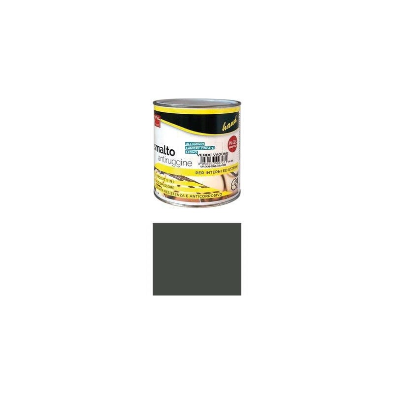 foto del prodotto hand smalto antiruggine grigio piombo ml 750