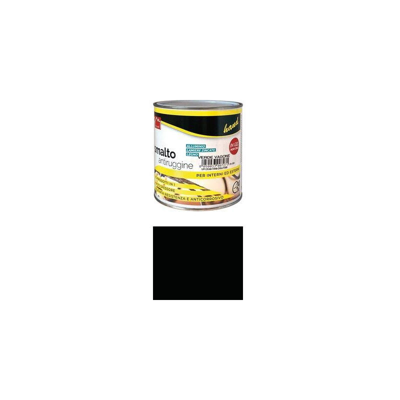 foto del prodotto hand smalto antiruggine nero lucido ml 750