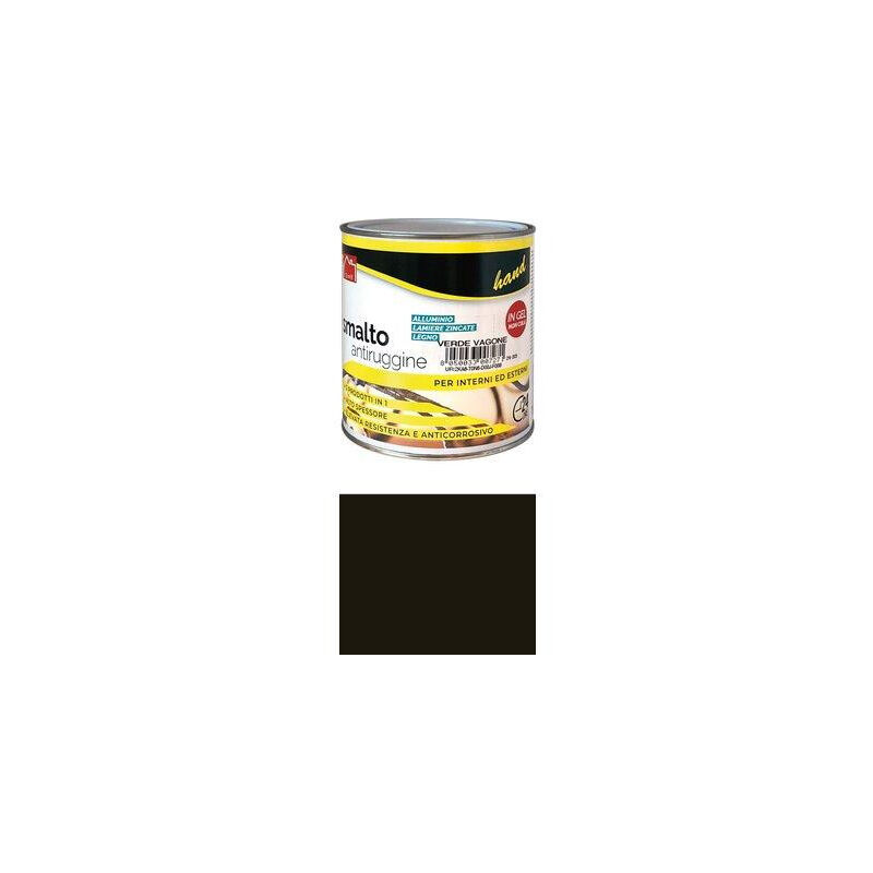 foto del prodotto hand smalto antiruggine testa di moro ml 750