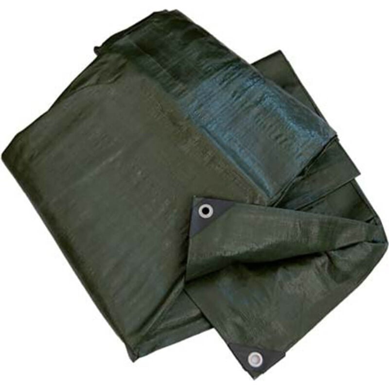 foto del prodotto hand - telone occhiellato pe pesante verde gr mq 180 mt 5x8