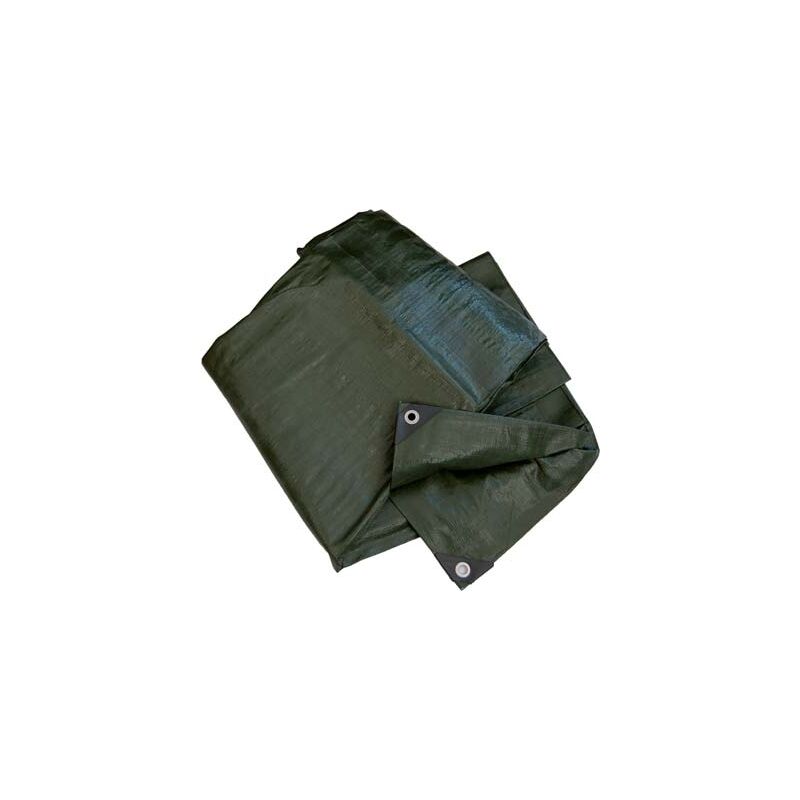 foto del prodotto hand - telone occhiellato pe pesante verde gr mq 180 mt 6x10