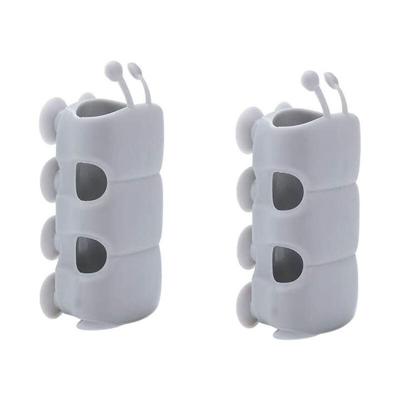 foto del prodotto handheld shower holder, shower head holder, adjustable height, detachable shower suction cup, pet shower holder