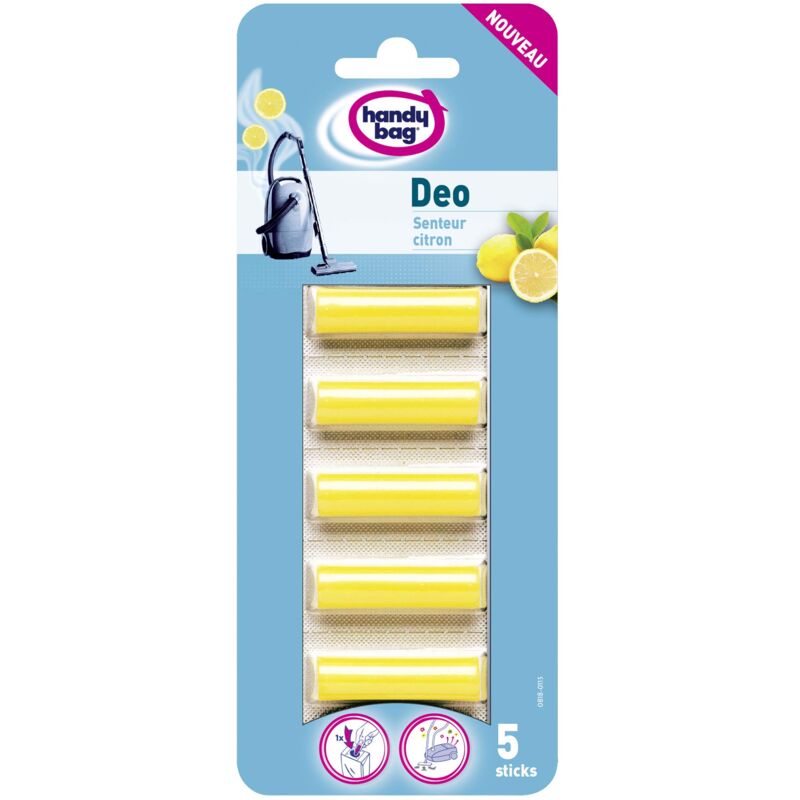 foto del prodotto handy bag d o sticks bastoncini profumati per aspirapolvere con sacchetto, 5 pezzi