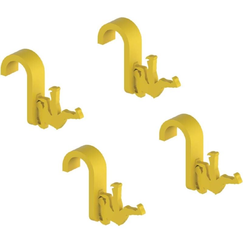 foto del prodotto handy hook appendino universale per radiatore scaldasalviette spessore maggiorato per la massima robustezza giallo