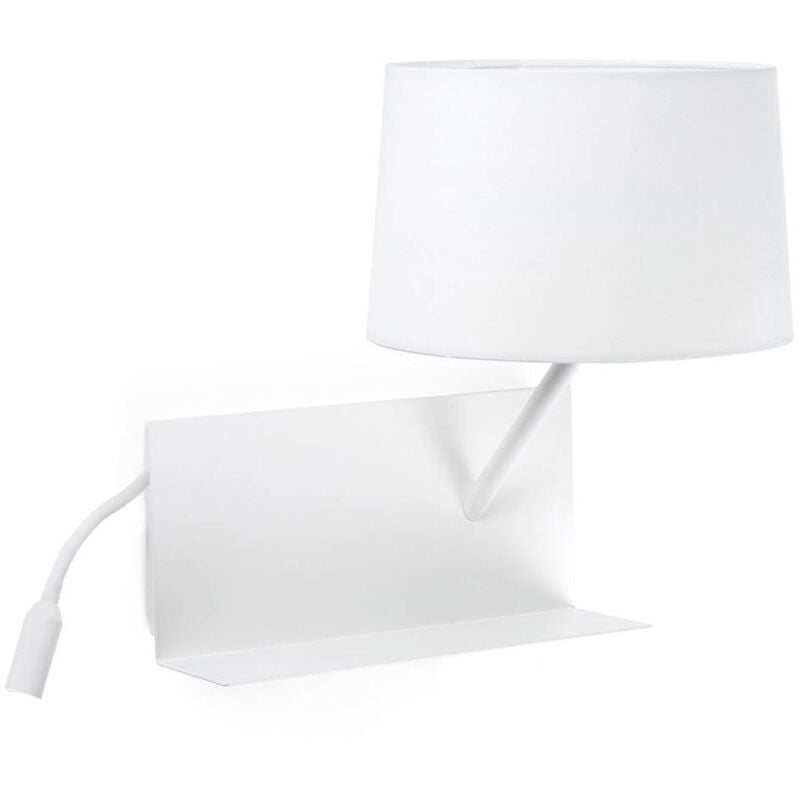 foto del prodotto handy lampada da parete bianca destra 1xe27 20w us marca faro