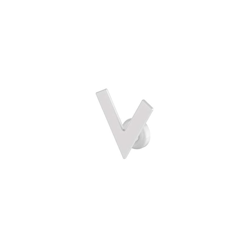 immagine 0 del prodotto handy minimal magnetico appendino di design magnetico, bianco, 100 made in italy appendino con calamita, ideale per il bagno e cucina modello