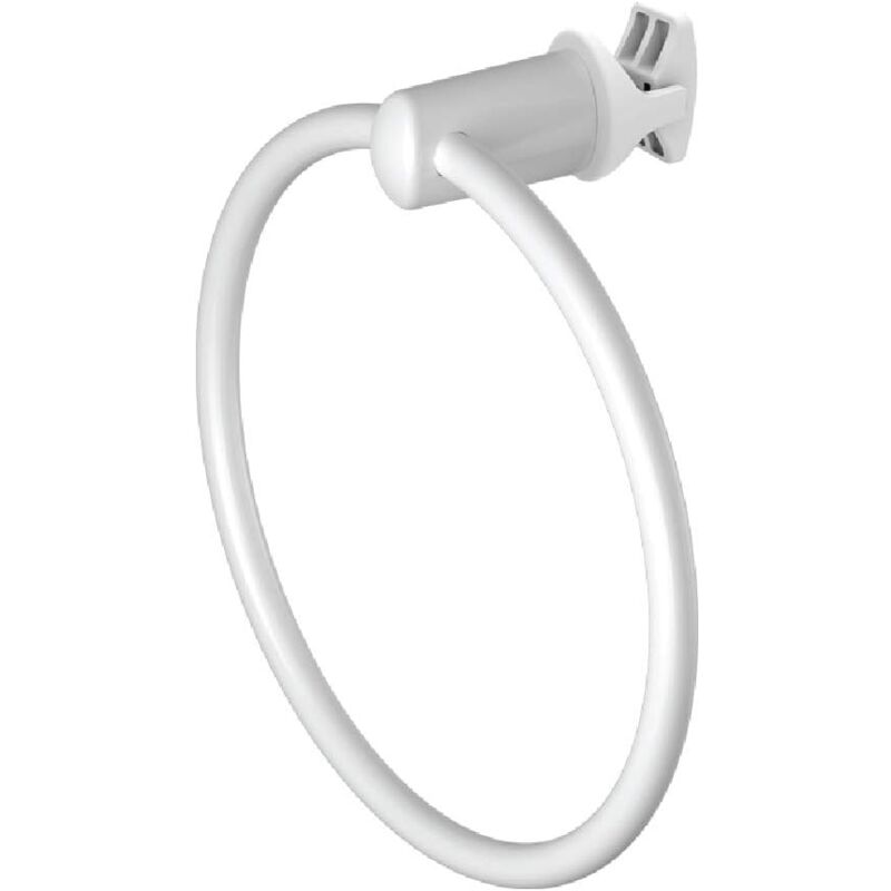 foto del prodotto handy ring scaldasalviette - portasciugamano, si fissa direttamente sul radiatore scaldasalviette - bianco