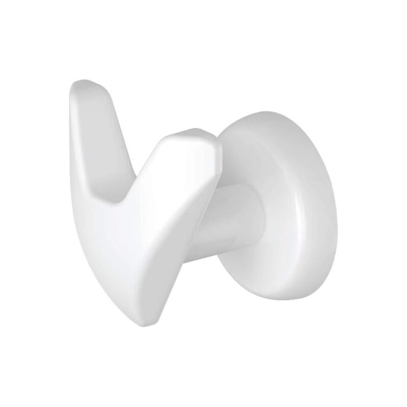 foto del prodotto handy vip magnetico appendino magnetico con calamita, ideale per bagno e cucina design 100 made in italy bianco