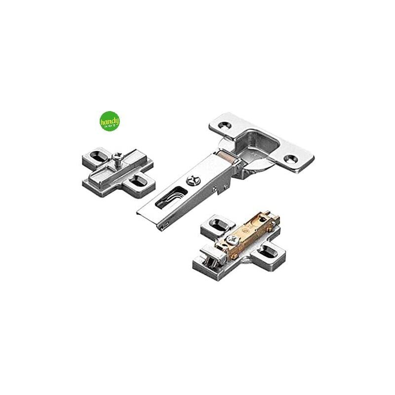 foto del prodotto handyfaidate cerniera mobili collo basso con basetta per mobili anta cucina colapiatti pensili