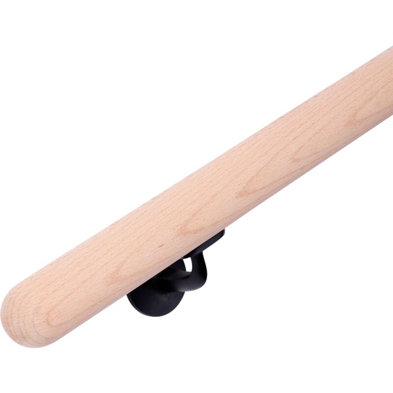 foto del prodotto handystairs corrimano legno corrimano rotondo, diametro 38 mm faggio 200 cm estremit tonde