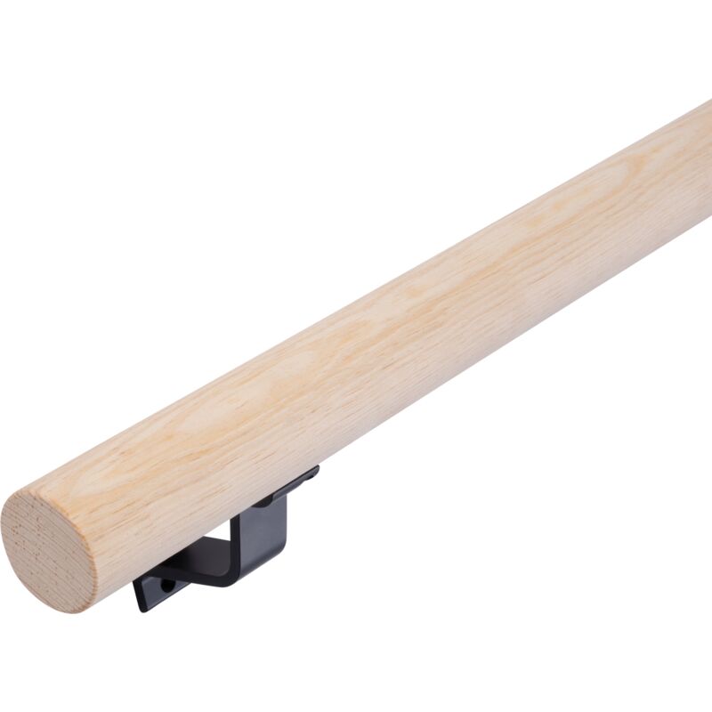 foto del prodotto handystairs corrimano legno corrimano rotondo, diametro 38 mm pino 200 cm estremit diritta