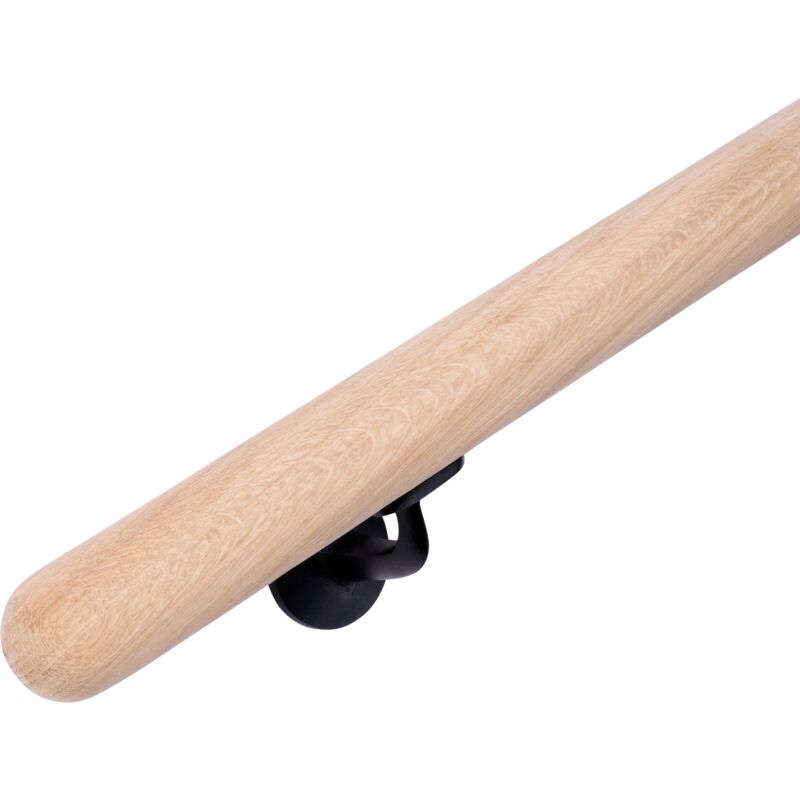 foto del prodotto handystairs corrimano legno corrimano rotondo, diametro 38 mm quercia 150 cm estremit tonde