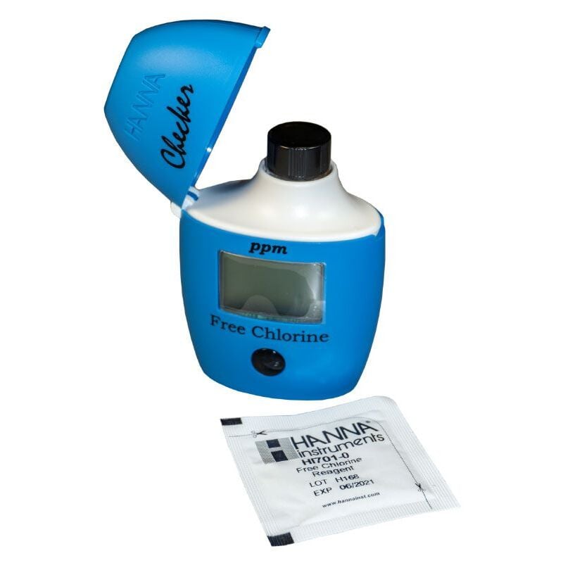 foto del prodotto hanna instruments hi701 misuratore di cloro libero tascabile. hanna.