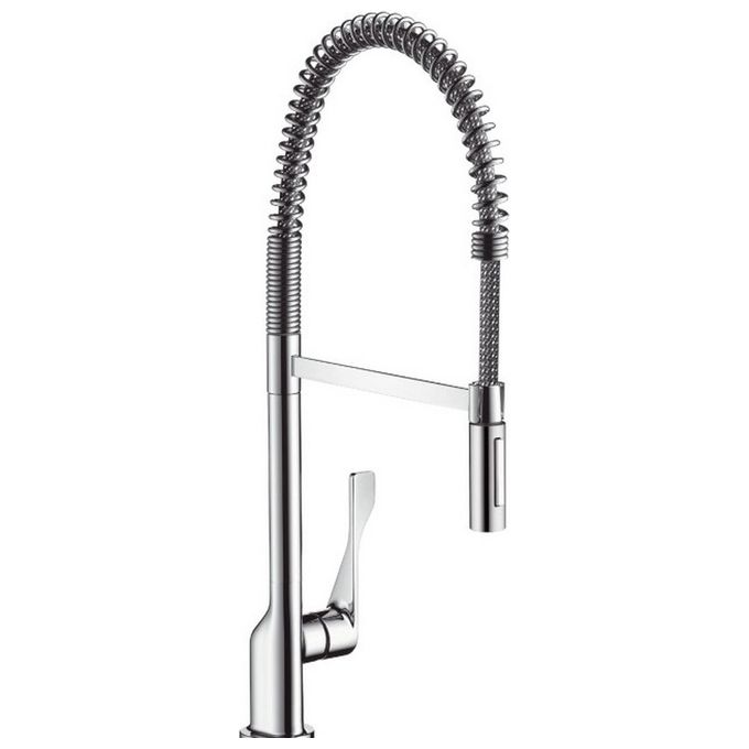 foto del prodotto hansgrohe 39840000 miscelatore monoforo per lavello axor raindance argento