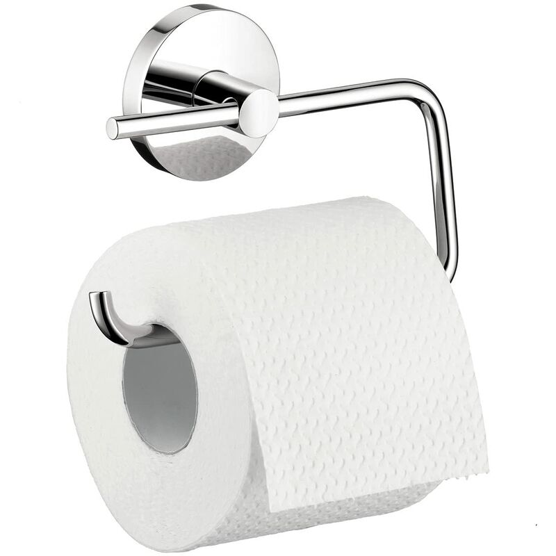 foto del prodotto hansgrohe 40526000 porta rotolo, argento