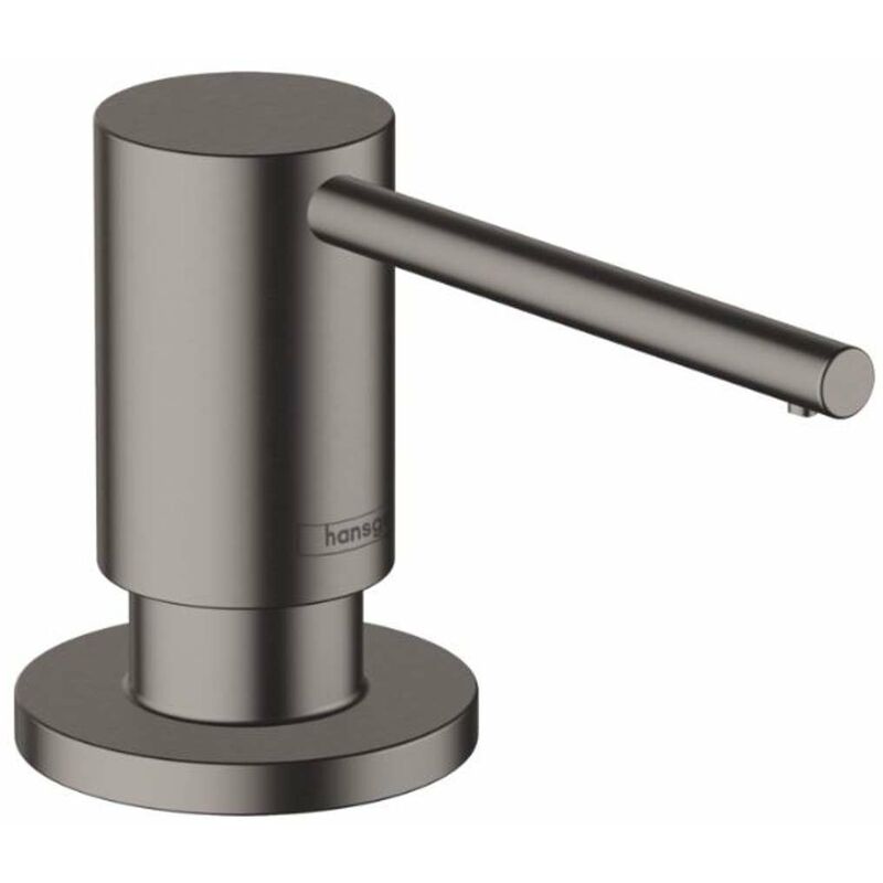 foto del prodotto hansgrohe accessori dispenser di detergente a41, 500 ml, cromo nero spazzolato 40438340