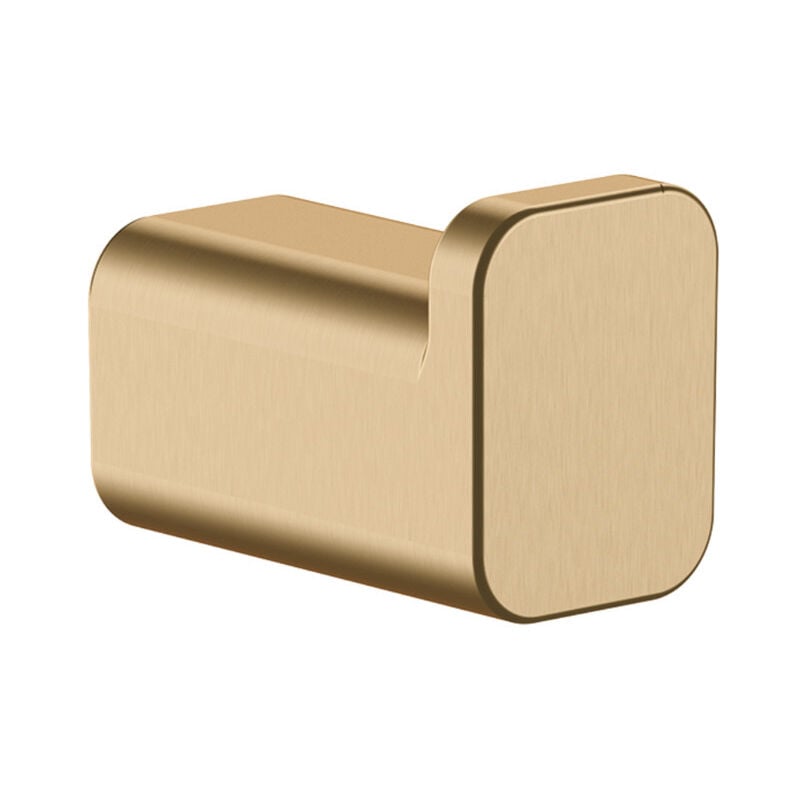 foto del prodotto hansgrohe addstoris gancio semplice in metallo 3x2x1,6cm con chiusura nascosta, bronzo spazzolato 41742140 