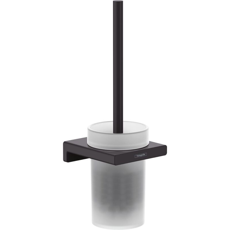 foto del prodotto hansgrohe addstoris porta spazzola wc a parete, nero opaco, 41752670