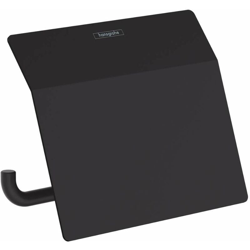 foto del prodotto hansgrohe addstoris portarotolo con coperchio, nero opaco 41753670