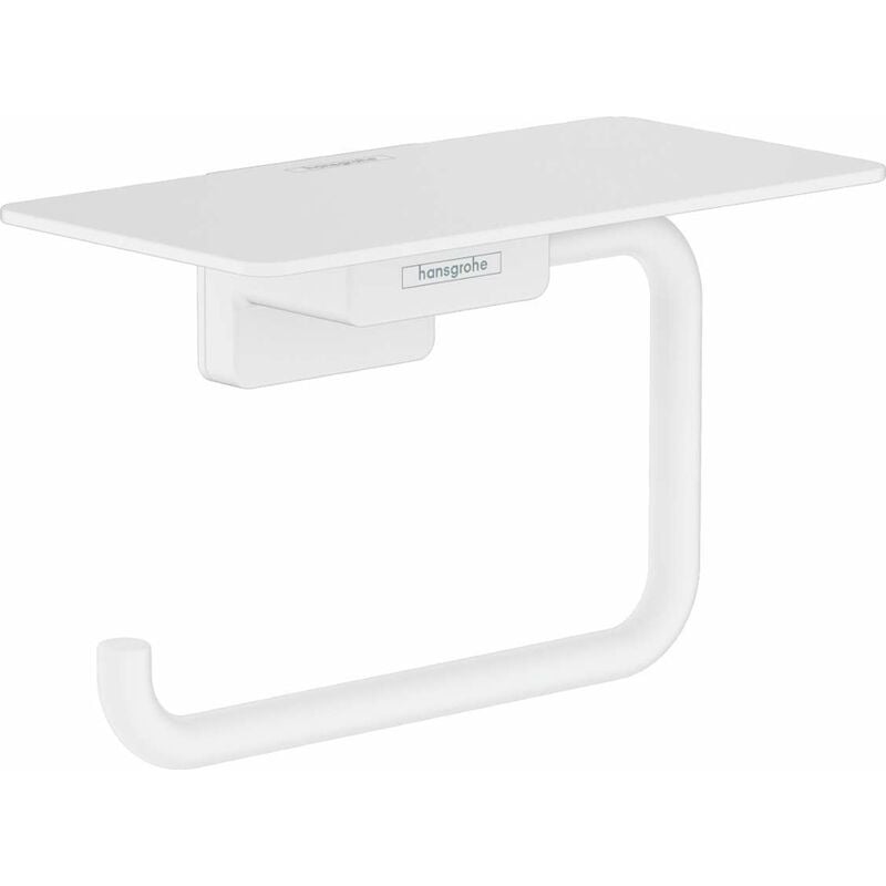 foto del prodotto hansgrohe addstoris portarotolo con mensola, bianco opaco 41772700