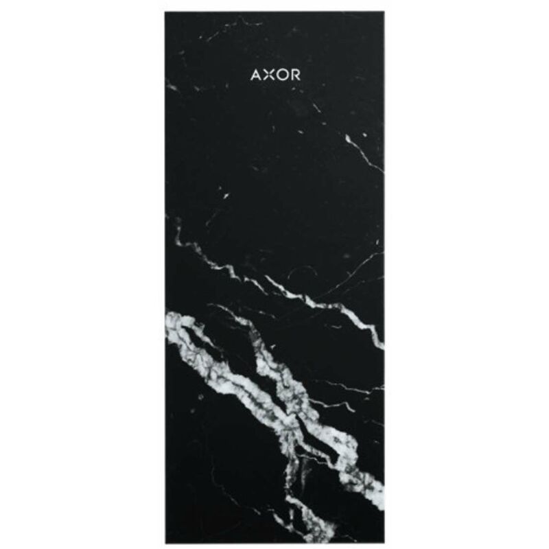 foto del prodotto hansgrohe axor myedition piastra di copertura 120 mm, marmo nero 47915000